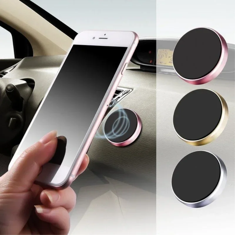 Magnetic Car Phone Holder Dashboard Wall Mounted Car Magnet Sticker Mobile Phone Holder Suitable for Apple Xiaomi Huawei