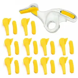 12Pcs Car Tyre Tire Changer Part Nylon Mount Demount Duck Head Insert Rim Protector Wheel Protection Pad Bird Head Pad