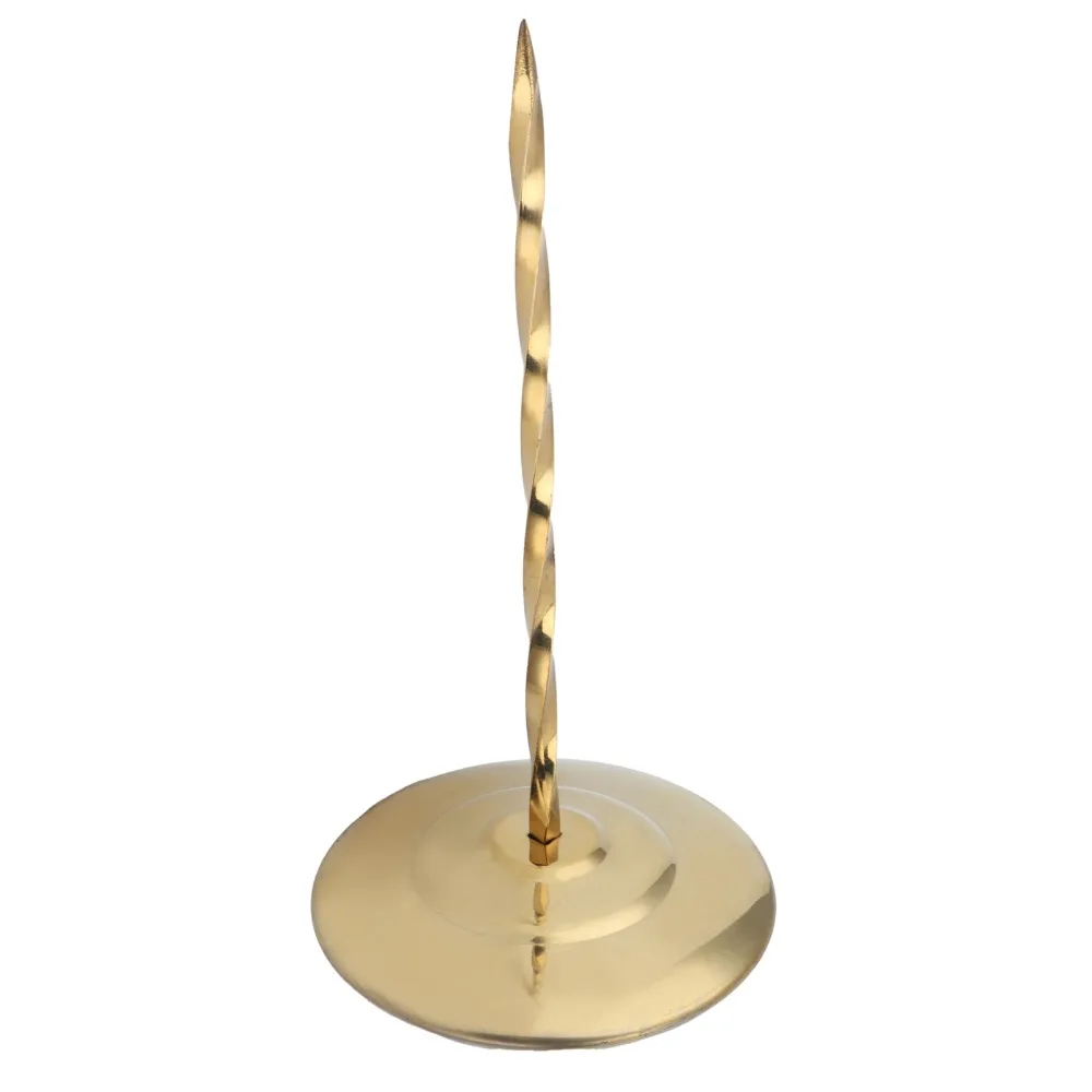 Stainless Steel Receipt Spike Holder Golden Silver Non-Slip Base Bill Holder Spike Safe Design Screw Rod Ticket Stabber view 4