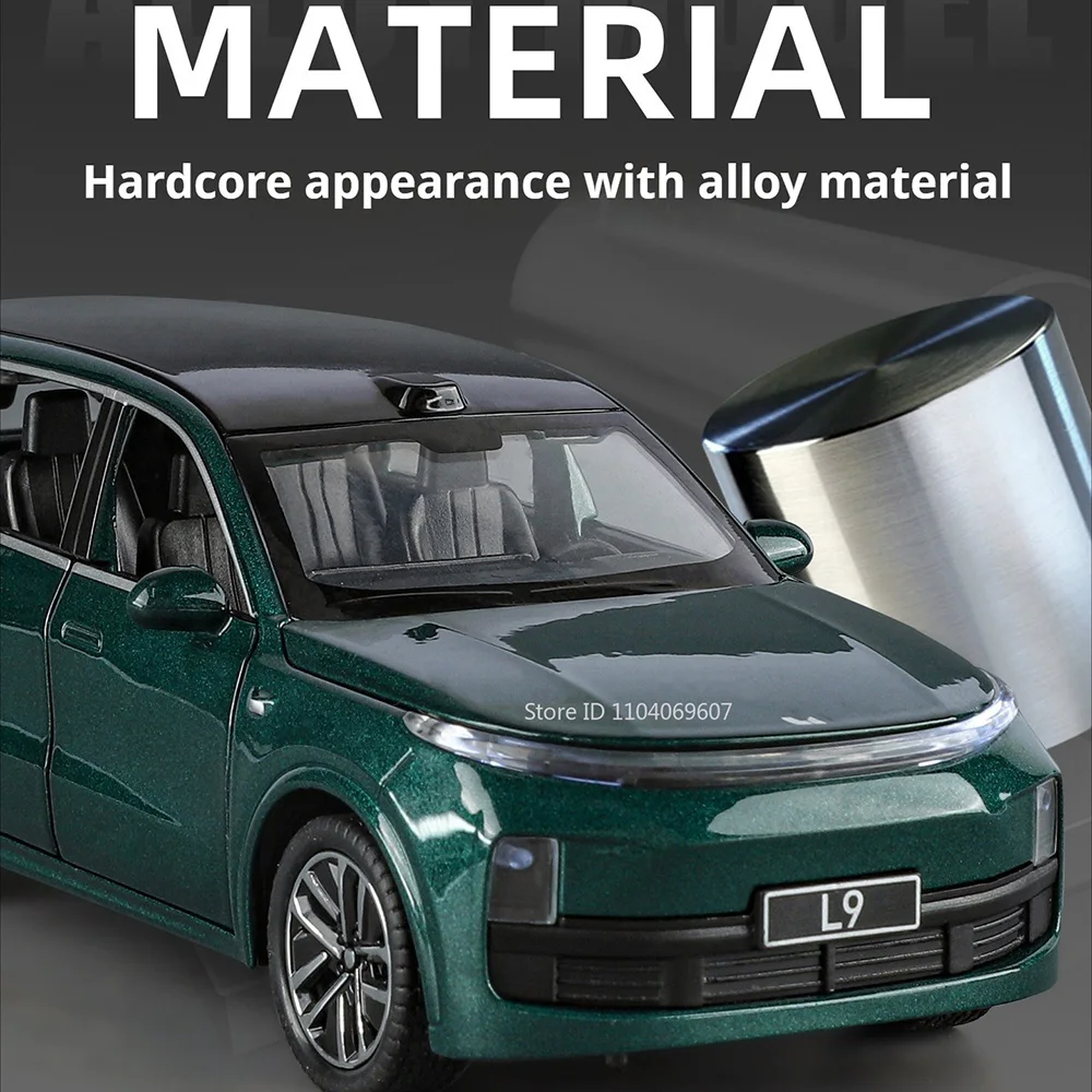 1:32 liga fundida líder ideal l9 modelos brinquedos carros luz música puxar para trás veículos 6 portas abertas carro em miniatura crianças presentes de natal