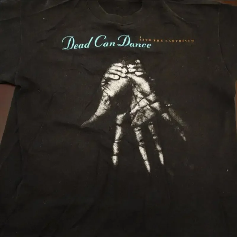 Vintage Dead Can Dance Into The Labyrinth 1993 Black All Size T Shirt AH1380