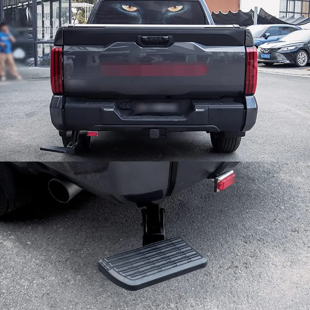 Pickup Truck Tail Gate Pedal Bed Step Side Retractable Running Boards for Jeep Gladiator 2020-2023