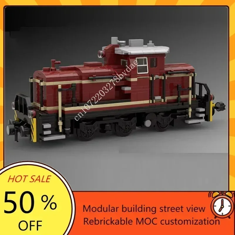 

707PCS Shunter Locomotive Series MOC Bulk Freight Wagon Model Custom Puzzle DIY Assembly Toy Birthday Christmas Gifts