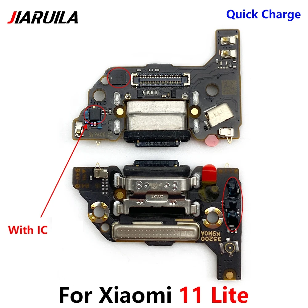 New Charger Board Flex For Xiaomi Mi 11 Mi11 Lite 4G / 5G m2101k9ag USB Port Connector Dock Charging Board Flex Cable