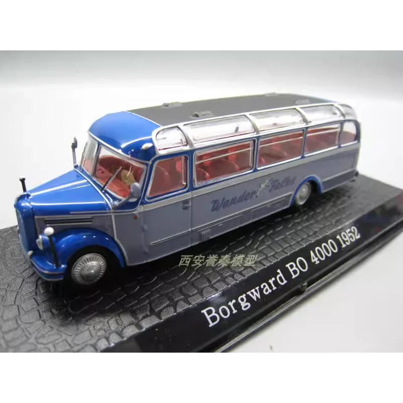 

Литой под давлением масштаб 1/72 BO 4000 1952 Бордвард автобус модель автомобиля из сплава Коллекционная игрушка в подарок сувенир дисплей орнамент