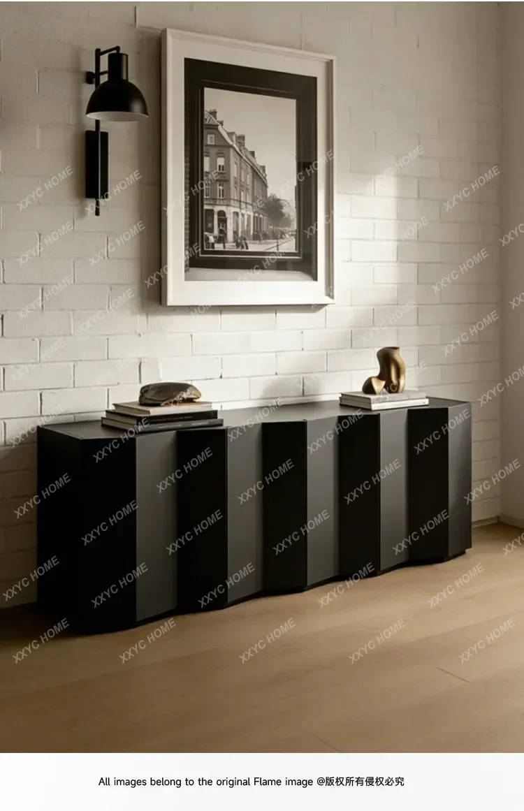 X minimalist matte paint porch cabinet against the wall  decorative cabinet dining side TV cabinet creative