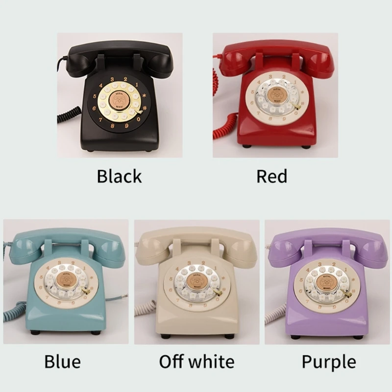  Elegant Vintaged Wedding Guest Book Phone With Clear Sound Recording Lasts Long