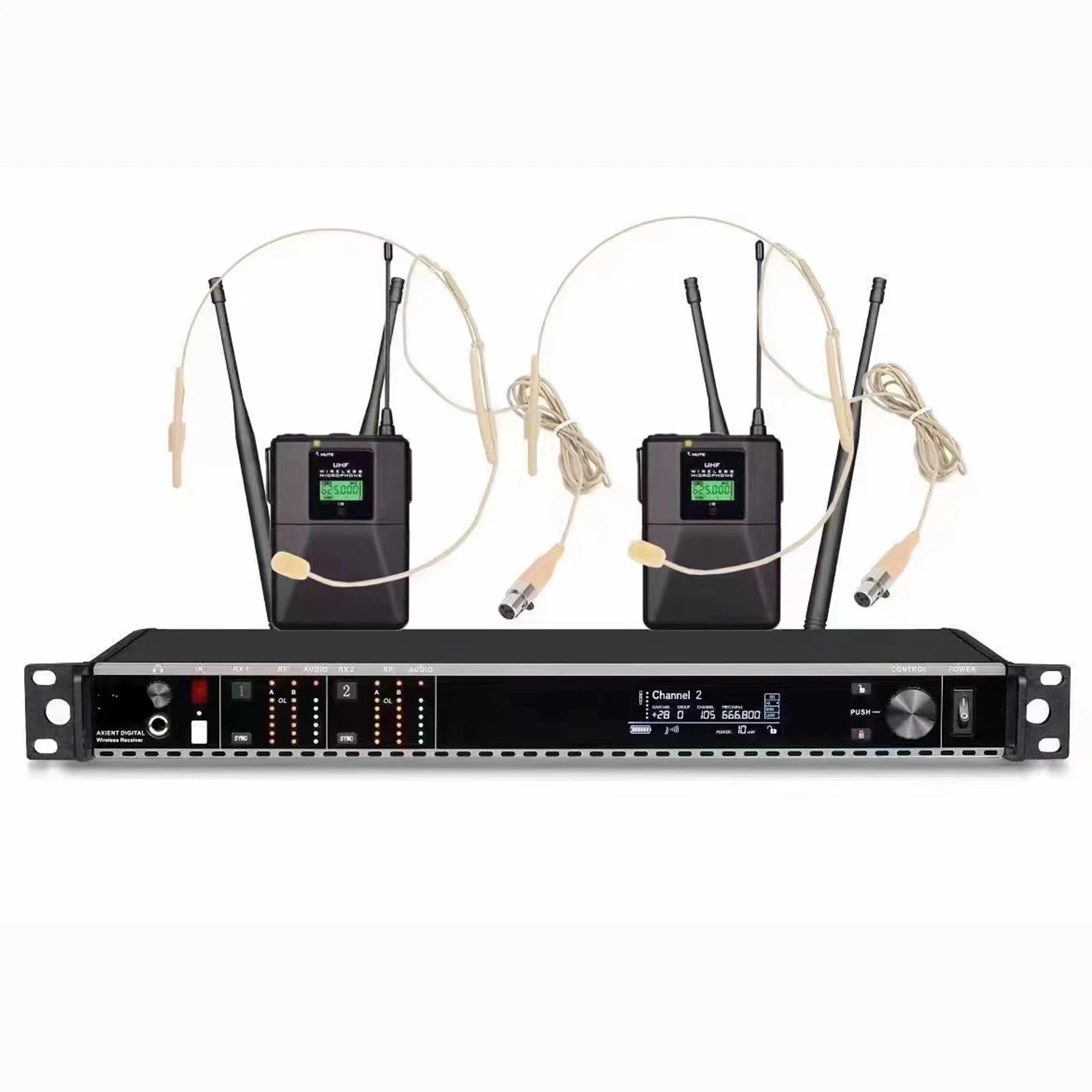 المهنية التنوع الحقيقي AD4D ميكروفون لاسلكي نظام SKM8/Beta58 مكثف ميكروفون اليد ميكروفون UHF المرحلة ميكروفونو