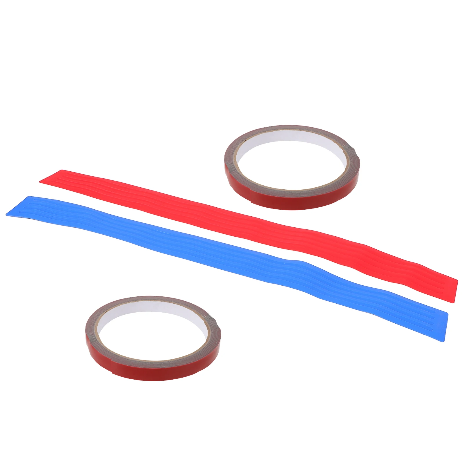 

2pcs Red Blue Car Trunk Sill Guard Car Bumper Protector Protective Strip Anti Scratch Rear Bumper Protector Door Accessories