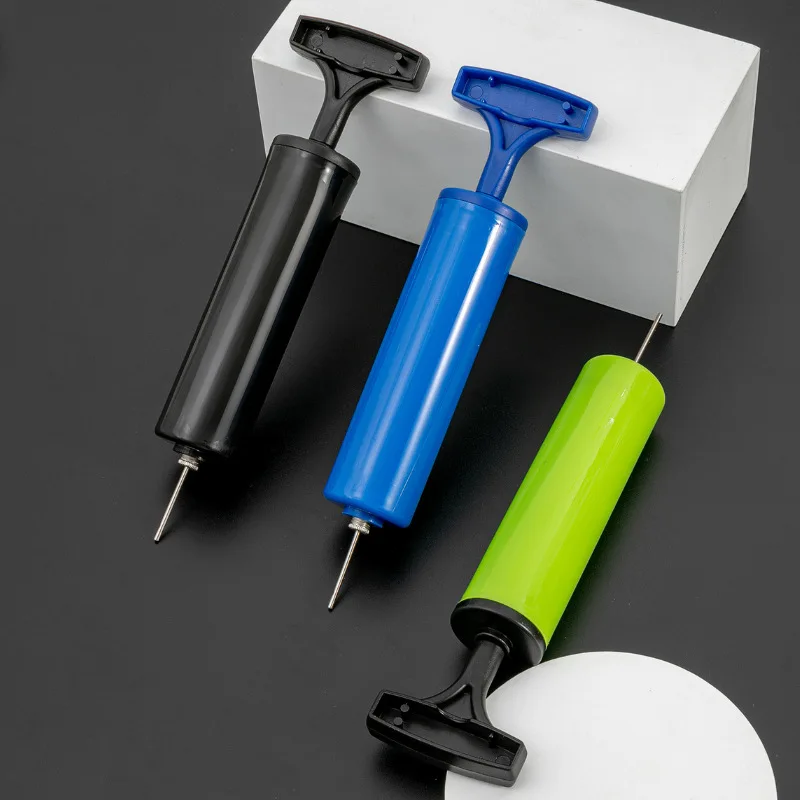 Draagbare voetbal volleybal basketbal balpomp luchtnaald ballon zwemmen ringpomp