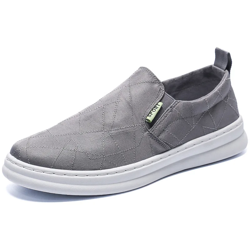 Canvas Shoes Men Shoes Summer New Breathable Slip on Lazy Shoes Men Trendy Versatile Casual Shoes Sneakers Trendy Shoes