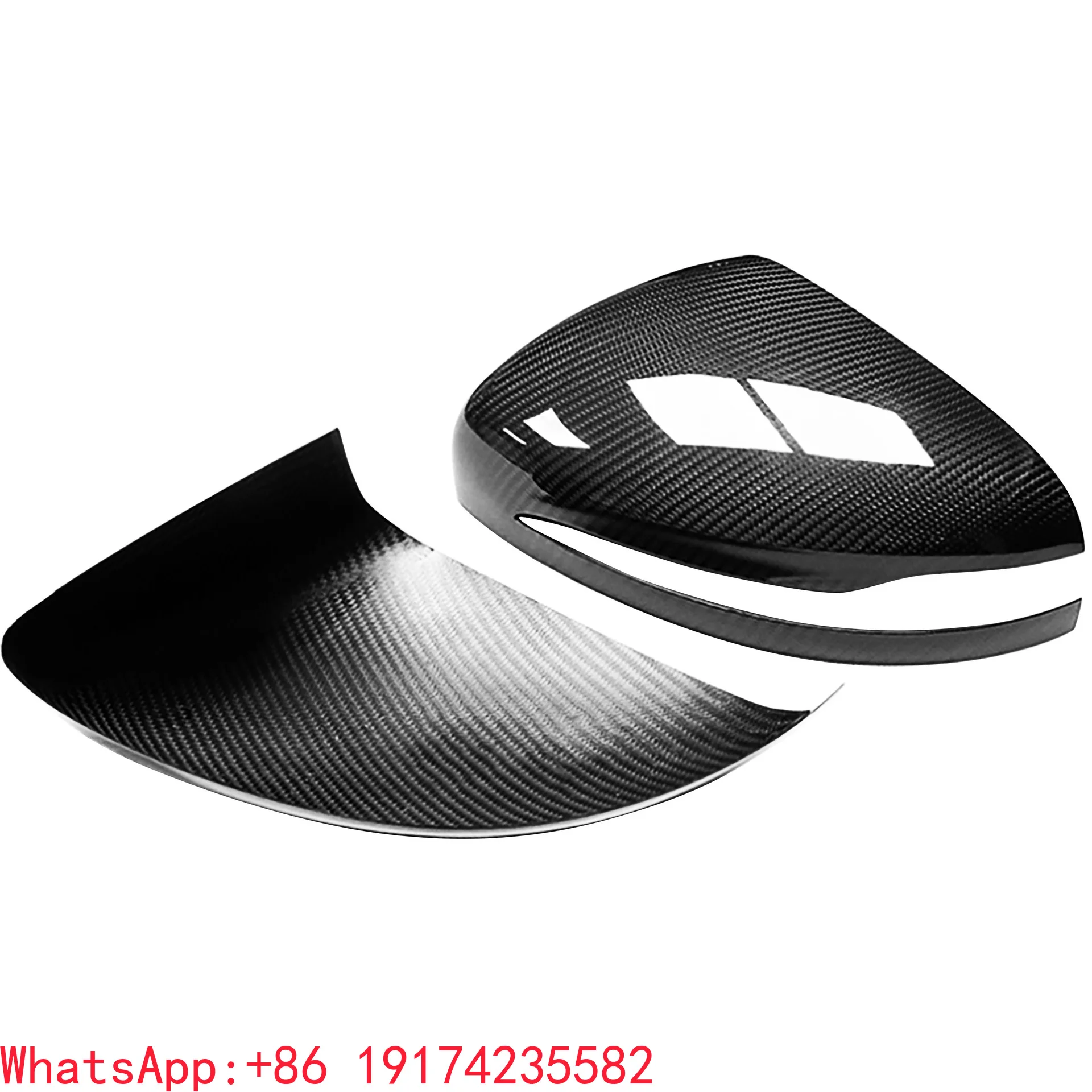 

for G63 G500 W464 2019-2020 Carbon Fiber Car Rearview Mirror Cover Mirror Caps Dry Carbon Pasted Style for Bez