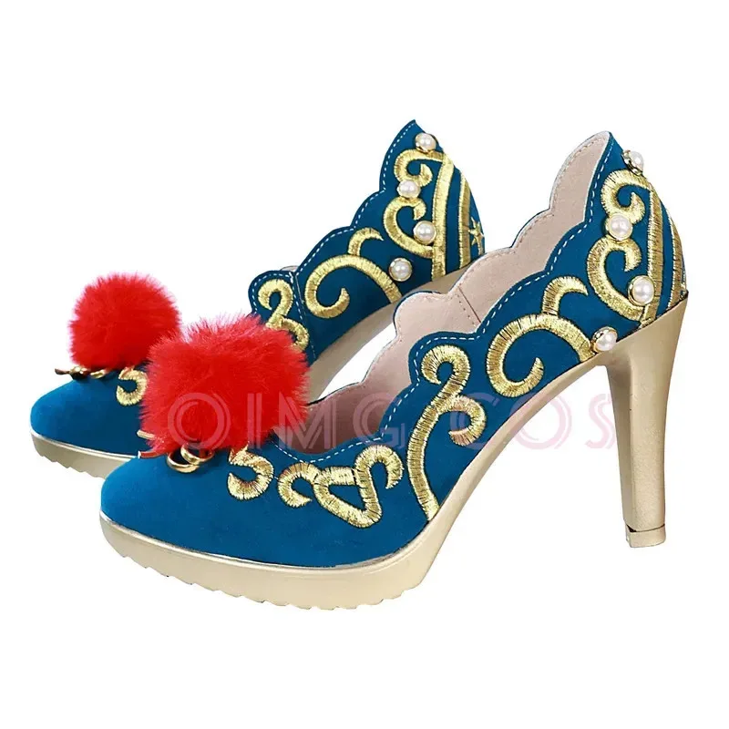 Обувь для косплея Naraka Bladepoint Tessa в стиле аниме в китайском мужском стиле на Хэллоуин для игры