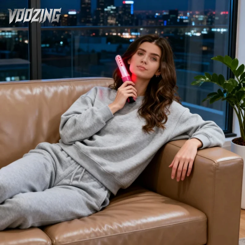 

Водонепроницаемый инструмент для вагинальной терапии с красным синим светодиодом для очистки, омоложения и ухода за вагинальной гигиеной