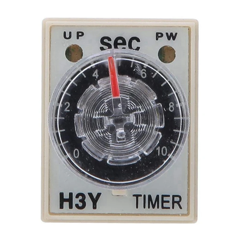 5X 10S Retard Minuterie Citations De Temps H3Y-2 AC 220V 8 Broches Bouton De Réglage Contrôle Citations De Synchronisation Pour Les Systèmes Électriques Ménagers