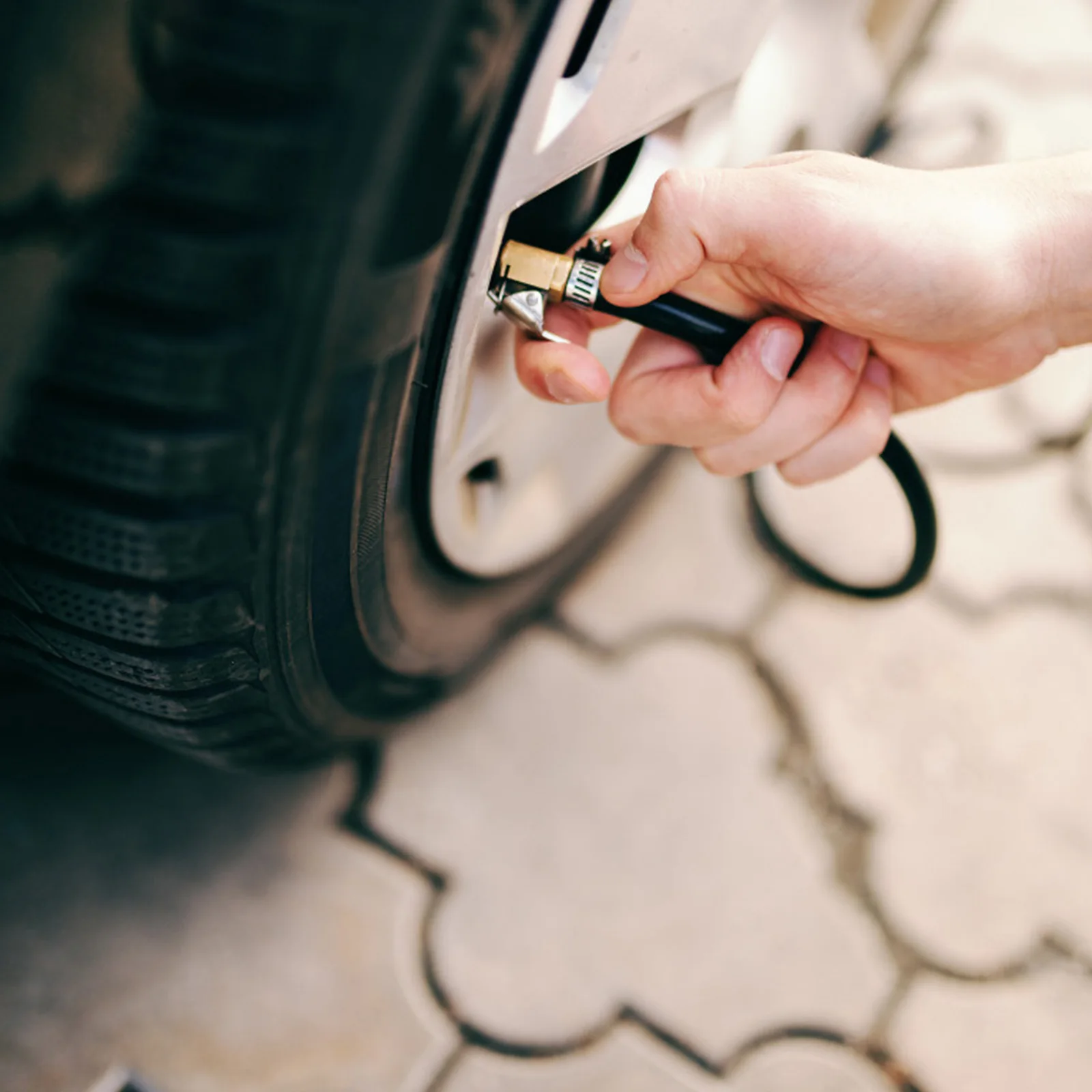 

2pcs Inflation Hose Tire Inflator Adapter Car Air Compressor Motorcycle Extension Tube Durable Flexible Anti Rust Portable