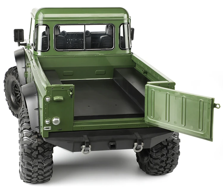 Simulation Metal 324mm Wheelbase 2 Doors Pickup Truck Body Shell for 1/10 RC Crawler Car Traxxas TRX4 DEFENDER RD110 Accessories