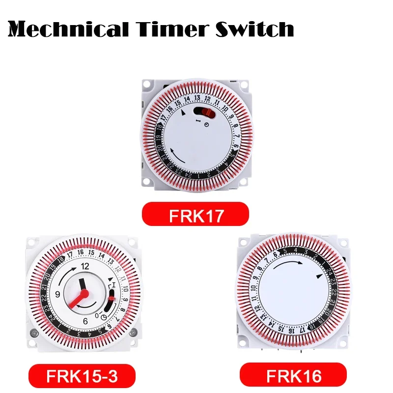 Uniteelec  FRK-15/16/17  15min-24h Mechnical Timer 3680W/3800W  Large Power