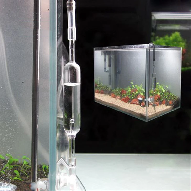 Aquarium CO2 Bubble Counter Water Plants Fish Tank CO2 Regulator Injection System Measurement Device CO2 Diffuser Accessories