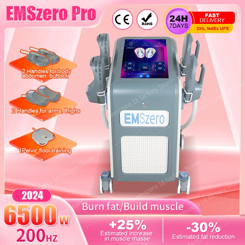 6500W   EMSzero Portable Home Use Weight Loss And EMS Muscle Building Electromagnetic Sculpt Machine