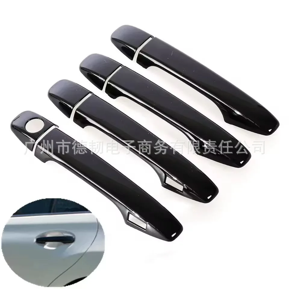 For Subaru Levorg 2015-2019 Glossy Black Door Handle Cover, Exterior Handle Trim Sticker, Car Decorative Accessory