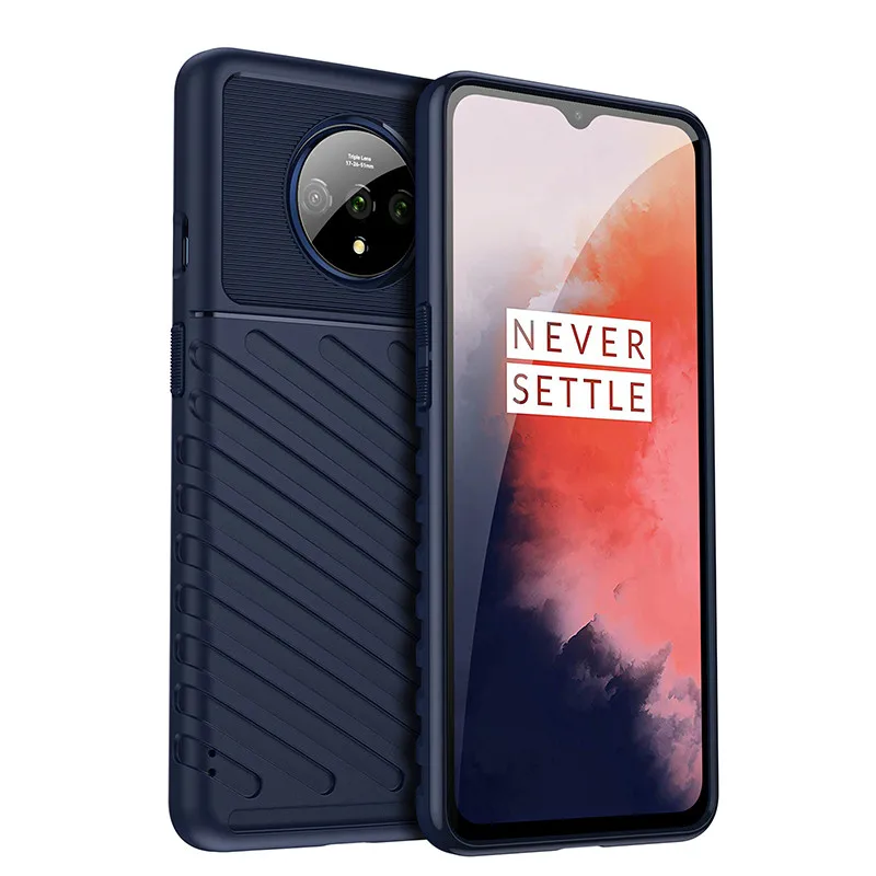 Matte Case for Oneplus 7T 1+7t Luxury Slim Armor Soft Silicone Back Cover for One Plus 7t Shockproof Case Coque Fundas