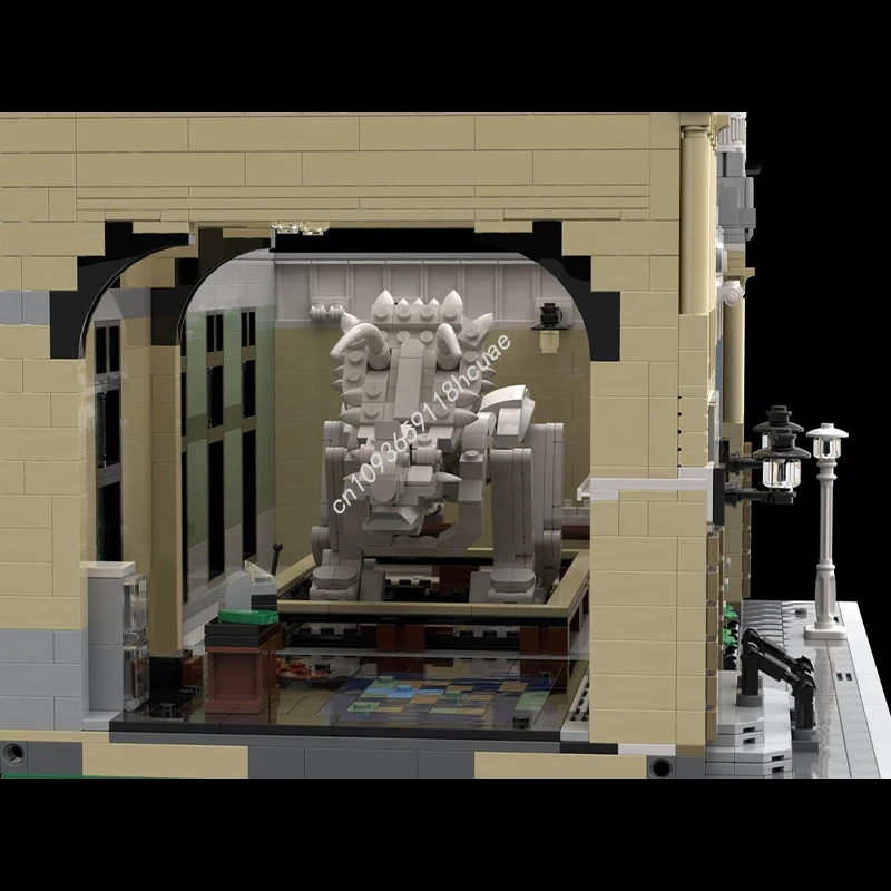 4137pcs MOC Dinos Exhibition Alternative Build Modular Buildings Building Blocks Christmas Gift Creative Expression DIY