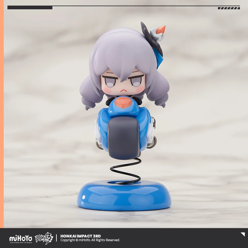 BLBU ACGN Honkai Impact 3 Originele Game Bronya Zaychik Mini Figuren Model Speelgoed Pvc Anime Derivaten Auto ornamenten