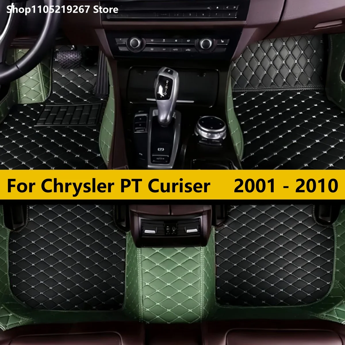 Car Floor Mats Fit For Chrysler PT Curiser 2001 2002 2003 2004 2005 2006 2007 2008 2009 2010 Auto Carpets Foot Coche Accessories