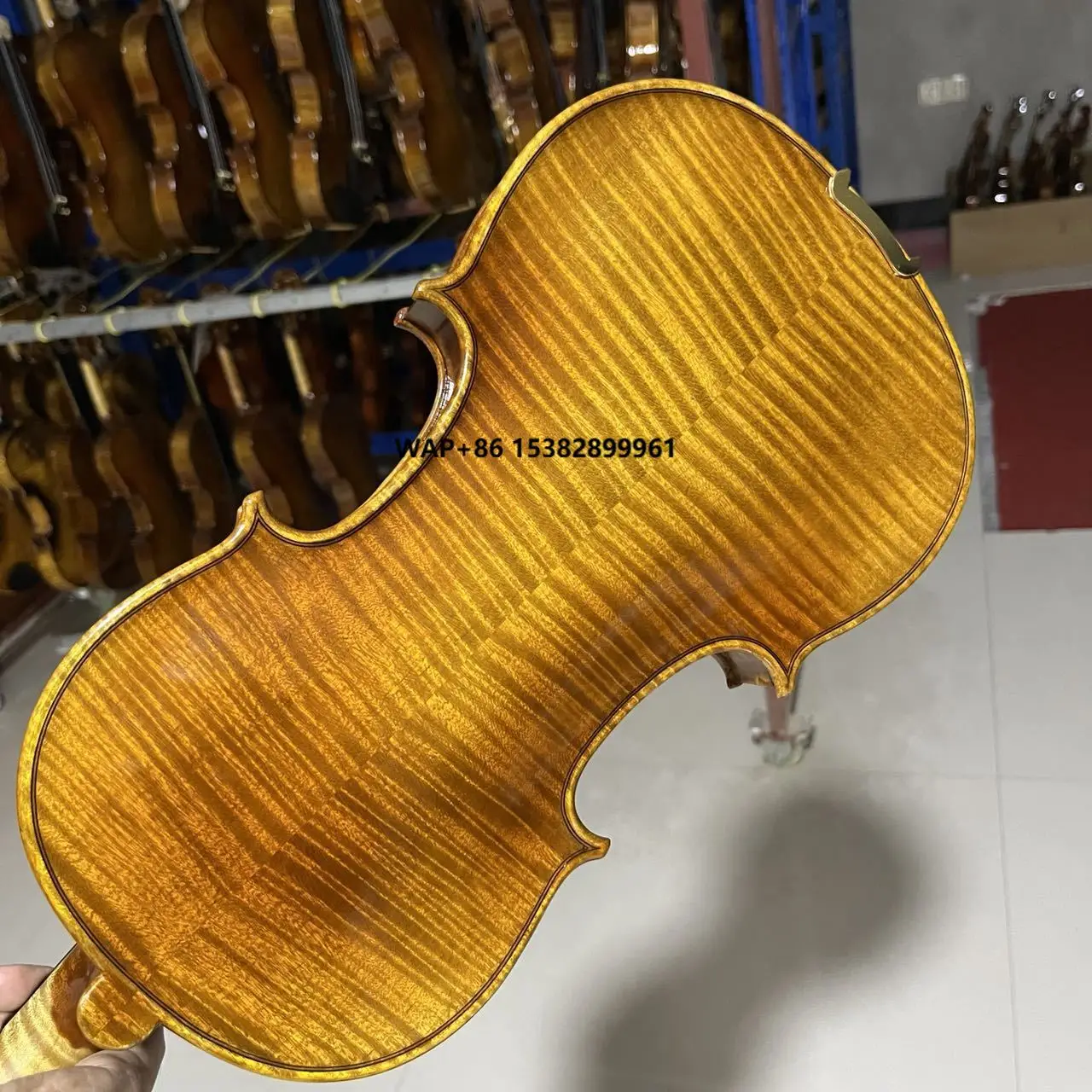 

High-end Handmade Oil-based Paint Solo Performance Grade Professional Adult Violin with Spruce Top and Maple Back/Sides