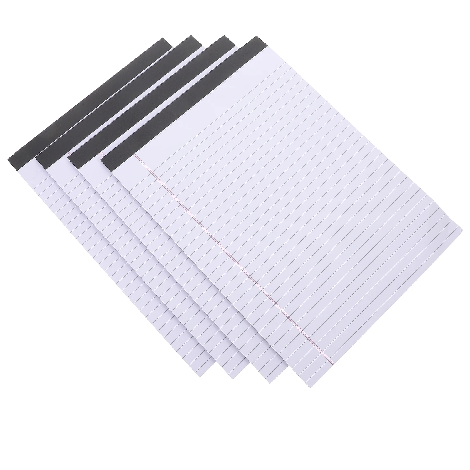 4pcs A4 Legal Pad Tear Off Notepad Thick Paper Wide Ruled Portable For Office School Notebook Time Planning Pads