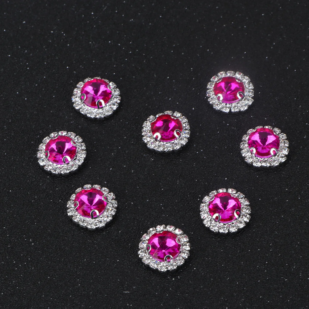 

20Pcs Claw Chain Decorative Flatback Rhinestones Perfect for Wedding Bridal Shower Birthday Anniversary Home Party Table