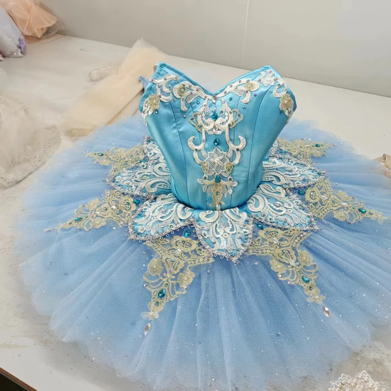 

2024 High-End Customized Swan Lake Ballet Professional Performance TUTU Dance Skirt