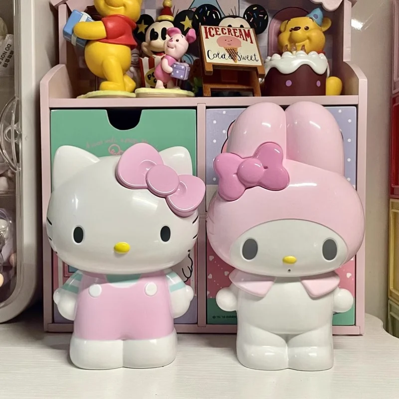 Sanrio Hello Kitty Kawaii Characters Series Kuromi My Melody Cinnamoroll Pen Holder Stationery Makeup Brush Storage Surprise Toy