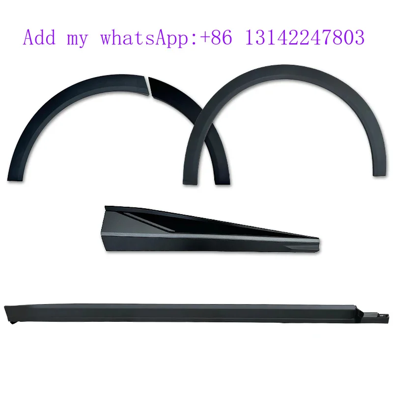 Factory Original Dark Blue S7 Body Parts Front Rear Wheel Eyebrow Side Skirt Edge Surround Door Guard Plate Plastic