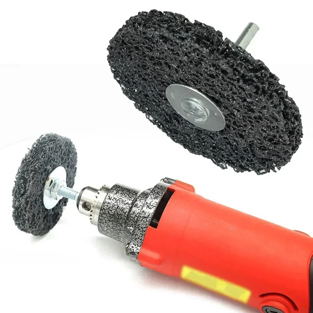 

1PC 50mm Abrasive Strip Wheel Paint And Rust Remover 6mm Shank Clean Grinding Disc For Metal Plastic Wood And Stone-Surface