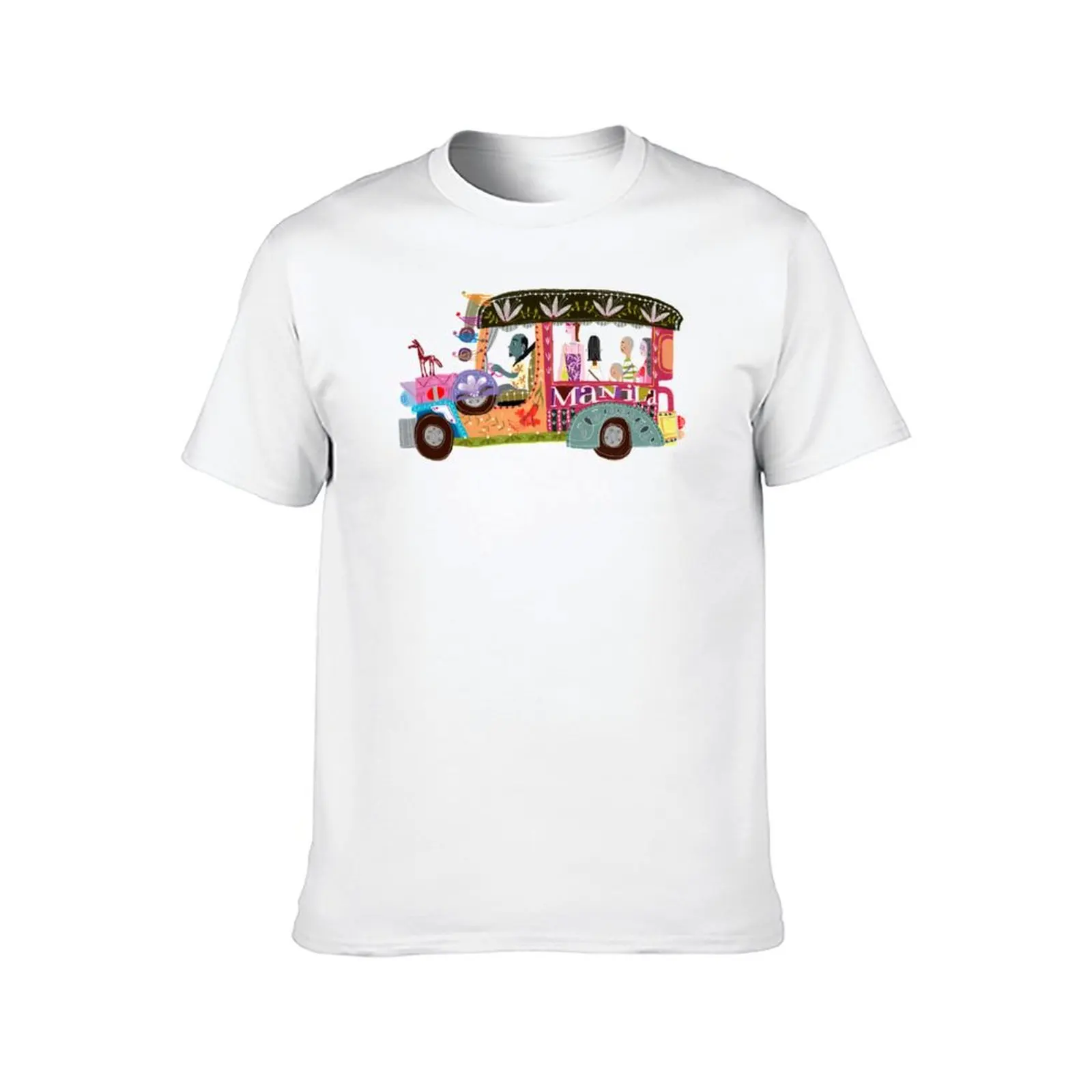 The iconic Philippine jeepney illustrated by Robert Alejandro T-Shirt Funny t-shirts for a boy mens graphic t-shirts