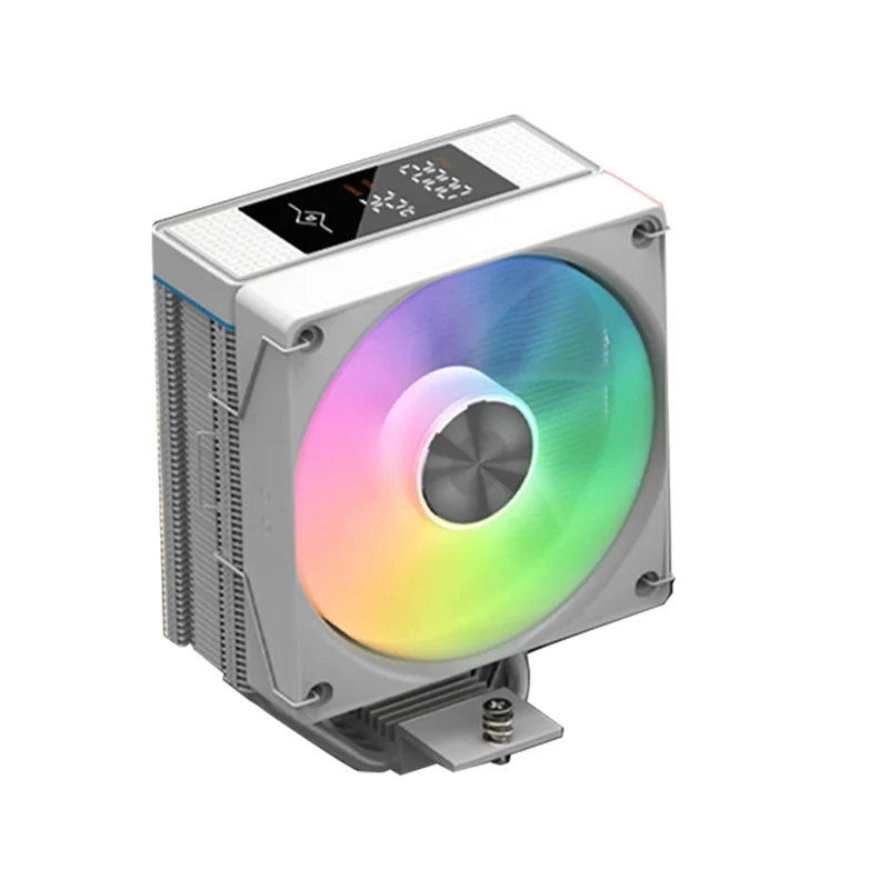 

Exquisite-CPU Cooler With 4 Heat Pipes Professional Digital Display Radiator-TDP 250W4PIN CPU Air Cooler For LGA1700 AM4 AM5 B