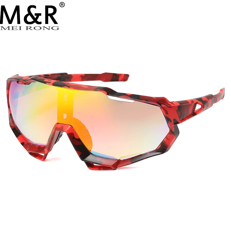 New Y2K One Piece Sunglasses Colorful Personalized Windproof Outdoor Riding Sunglasses Men's and Women's Fishing Glasses UV400 image 3