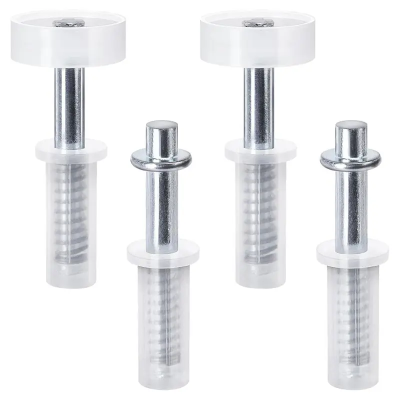 AA94-Bi-Fold Door Top Roller Guide Wheel And Top Pivot,Spring Loaded Bifold Door Hardware Kit Bifold Closet Door Repair Kit