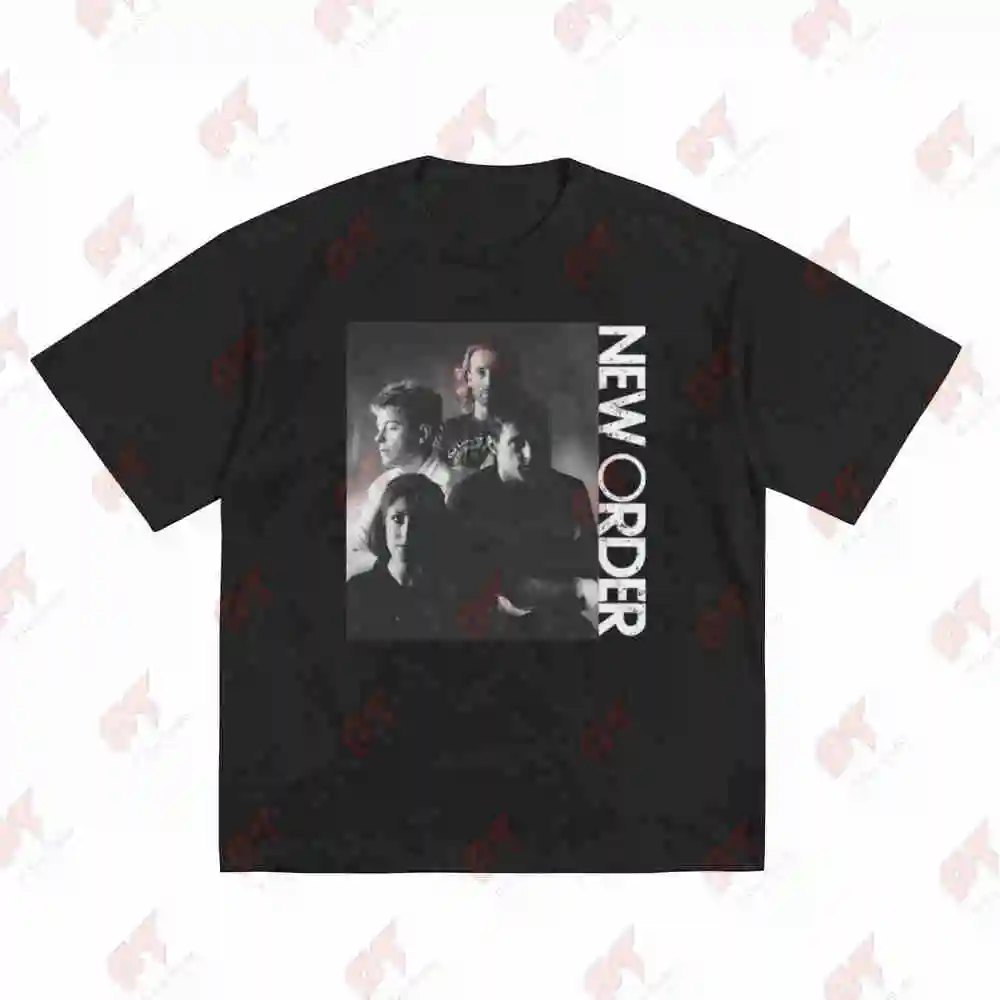 New Order Synthpop Post Punk Short Sleeve Tee 100% Cotton T-Shirt