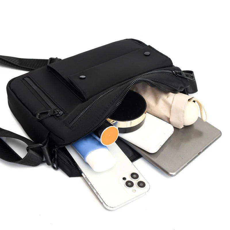 Men's Crossbody Bag Portable Casual Shoulder Packet Large Capacity Phone Wallet Versatile Travel Sport Handbags Simple Bags