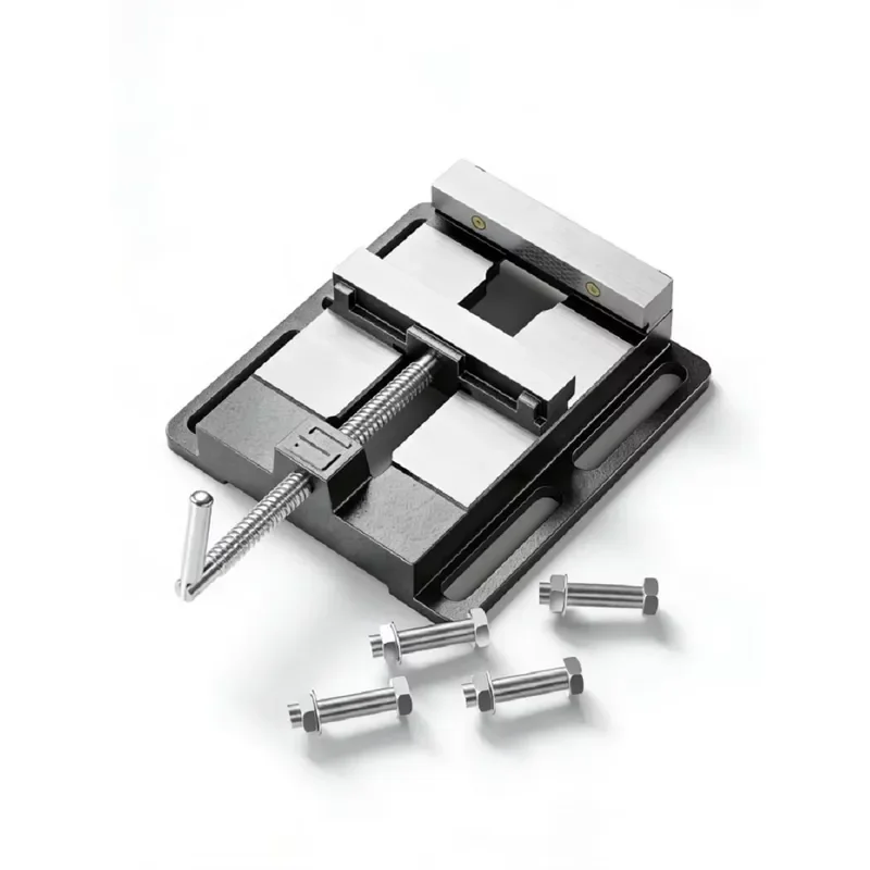 Heavy Duty Bench Vice with Gears and Bearings Manual Clamping Tool for Drilling Machine Welding Workbench Fixture Stable Grip