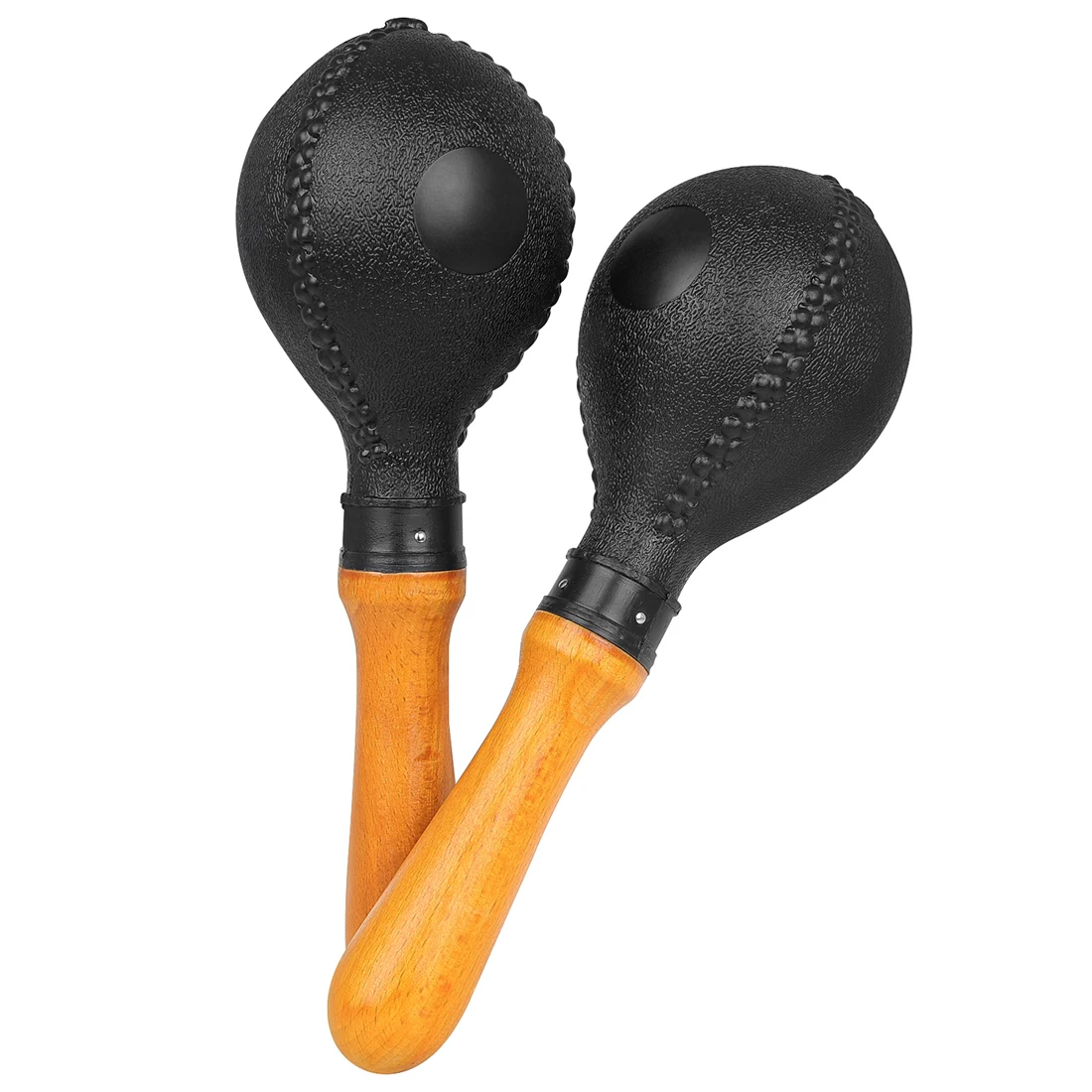 1 Pair of Maracas Shakers Rattles Sand Hammer Percussion Instrument Musical Toy KTV Specific Plastic Sand Hammer