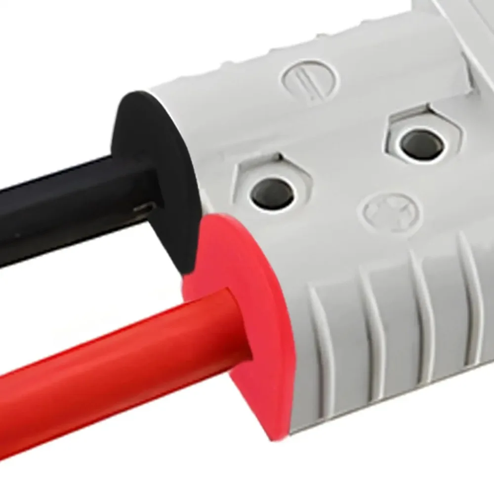 10Pcs Silicone Waterproof Plug Cap Red Black Sealing Ring Silicone Dust Cover Plug Cover Versatile Applications