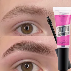 Transparent Eyebrow Styling Gel Quick Drying 12ml Natural 3D Wild Eyebrow Glue Lasting Waterproof Brow Enhancers Lifting Makeup