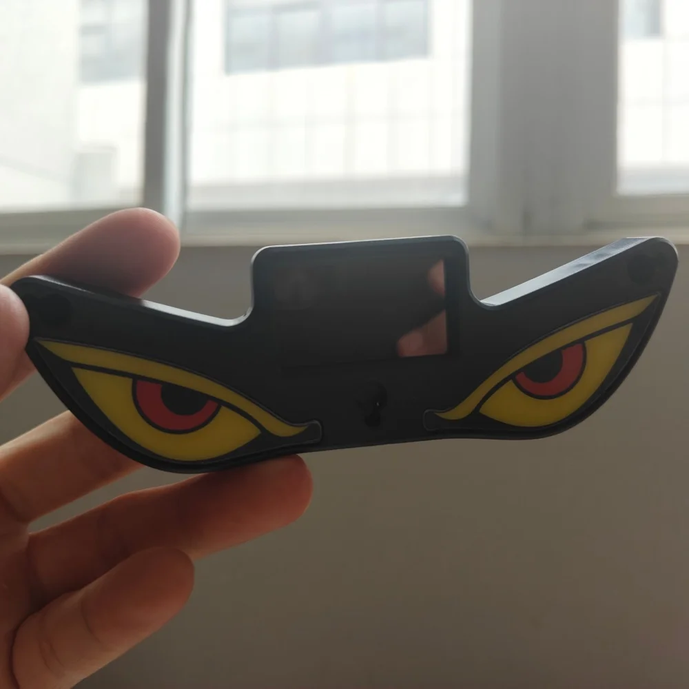 Multiple Smiling Face Styles, Suction Cup Installation,Solar Powered LED Multifunctional Cartoon Animation Flashing Lights