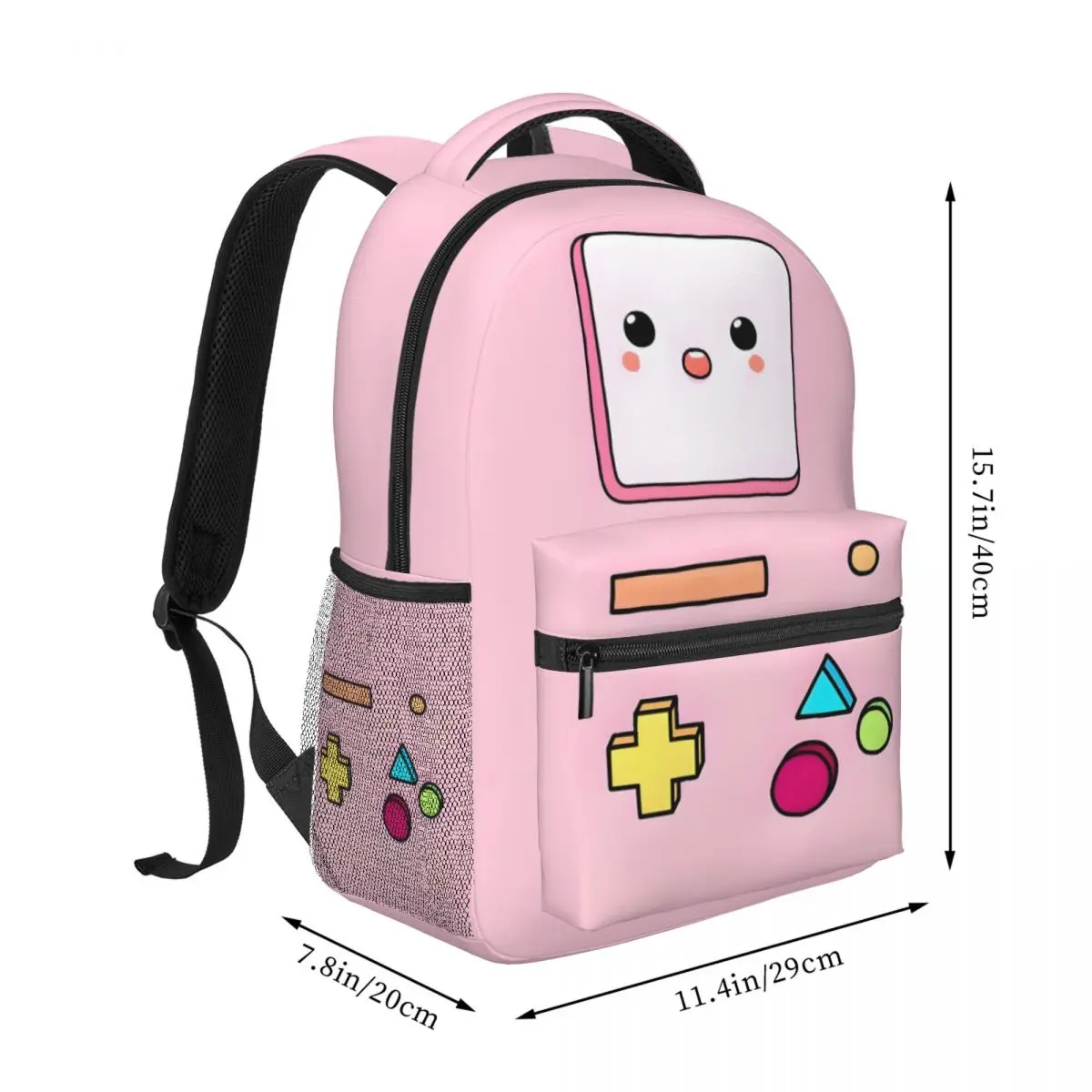 Mochila Adventure Time Jake Bmo, mochila escolar para estudiantes para hombres y mujeres, bolsas de lona para ordenador portátil