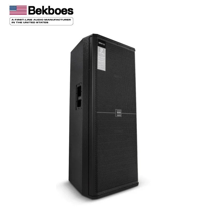 

Dual 15" High Output Bass Unit SRX725 2-Way Full-Rang Speaker For Speech/DJ/Stage Performance Professional Audio Sound Equipment