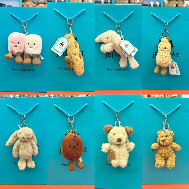 JC Hot Bag: Chaveiro de Pelúcia Fofo e Charmoso para Bolsa, Brinquedo de Pelúcia Kawaii, Perfeito como Presente de Aniversário - Novo Lançamento Limitado